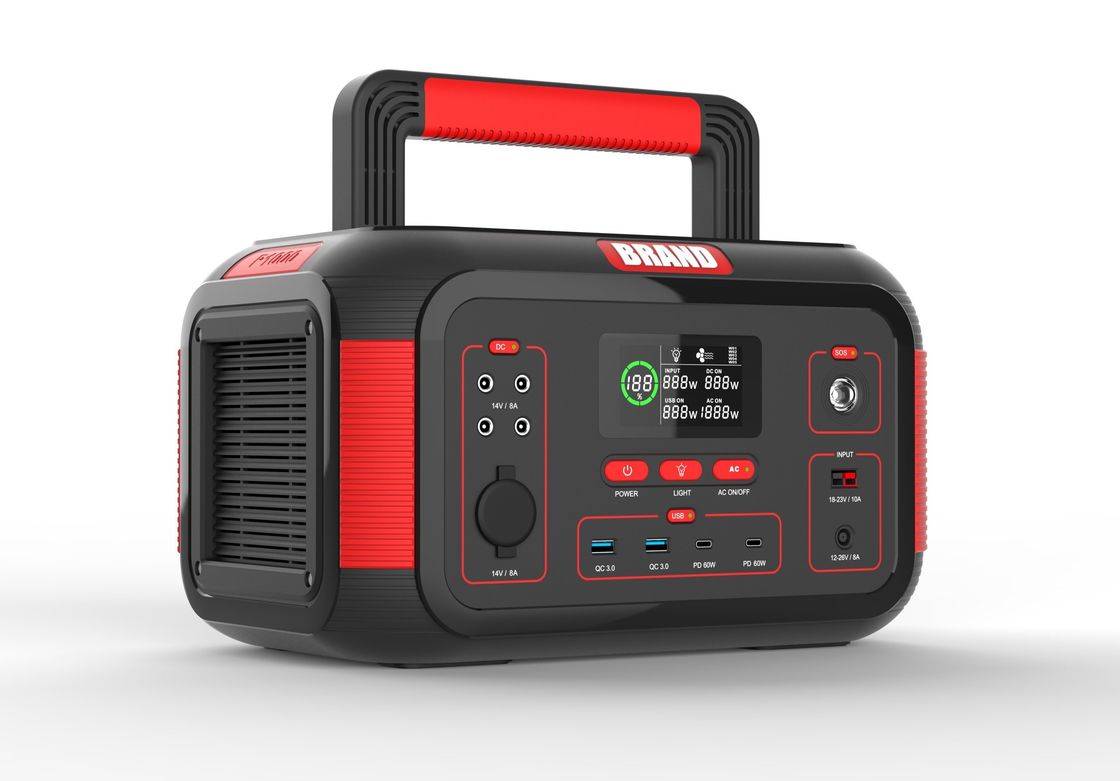 USB 1000W 22.2V 36.4ah 充電可能な太陽光携帯電源 家庭用 屋外キャンプ