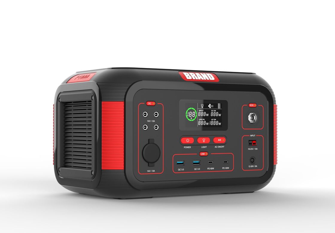 USB 1000W 22.2V 36.4ah 充電可能な太陽光携帯電源 家庭用 屋外キャンプ