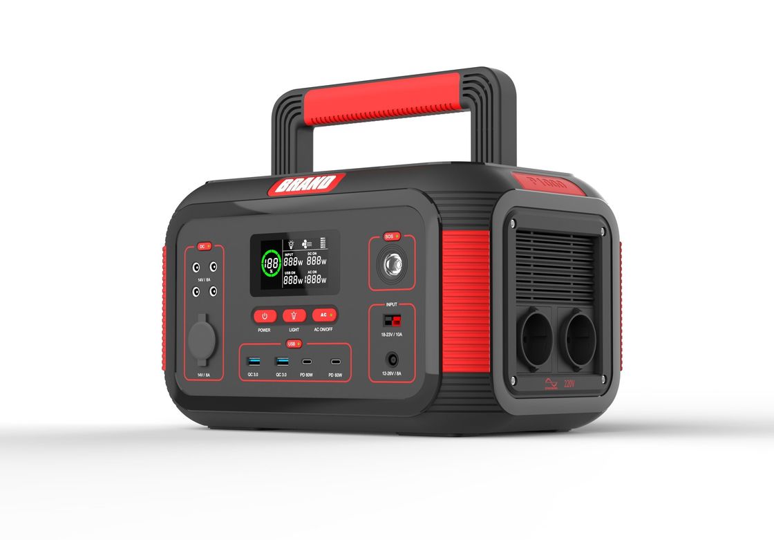USB 1000W 22.2V 36.4ah 充電可能な太陽光携帯電源 家庭用 屋外キャンプ