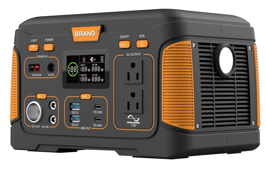 USB 500W 14.8V 30ah 充電可能な太陽電池 ポータブル 家庭用 屋外キャンプ
