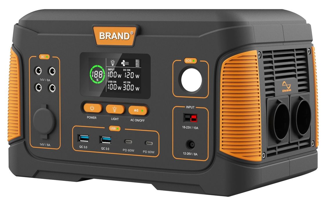 ホーム / アウトドア / キャンピング 携帯太陽光発電所 USB 650W 22.2V 28.6ah 再充電可能