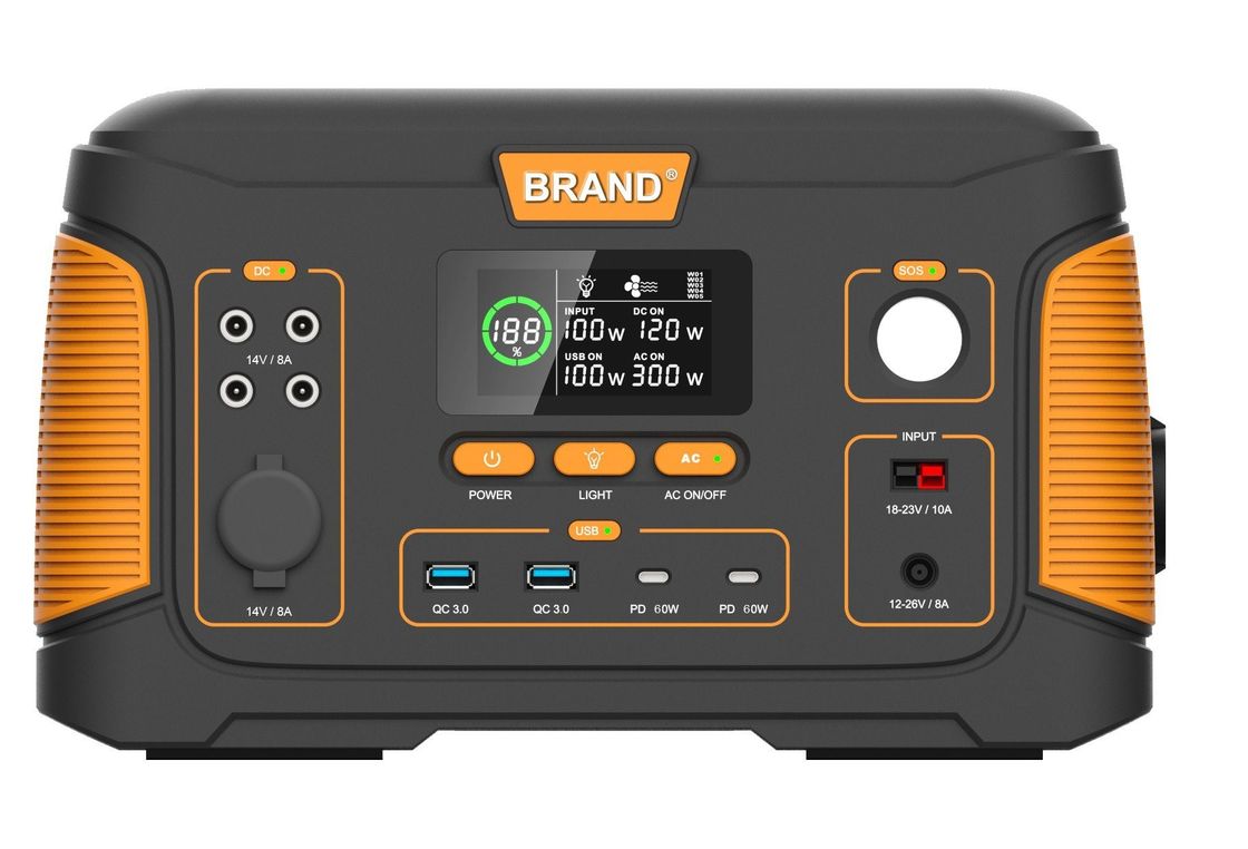ホーム / アウトドア / キャンピング 携帯太陽光発電所 USB 650W 22.2V 28.6ah 再充電可能