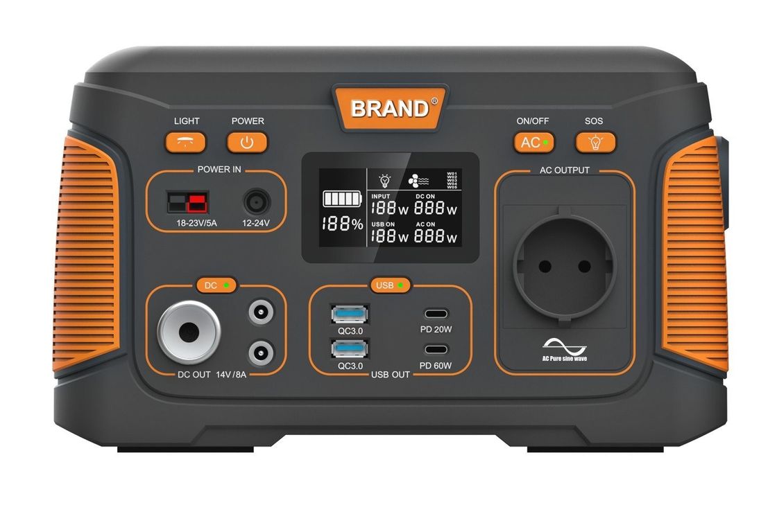 300W 太陽光発電機 携帯電源 14.8V 20.8ah 露天キャンプ用