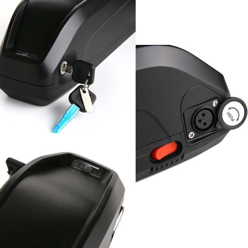 36V Ebike ハイロン ダウンチューブ リチウム バッテリー 電気自転車用 USB 充電器付き