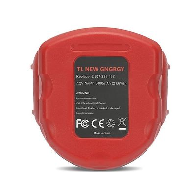 再充電可能な3.0mAh ボッシュ 7.2V バッテリー Ni-CD Ni-MH 2 607 335 437 2 607 335 587
