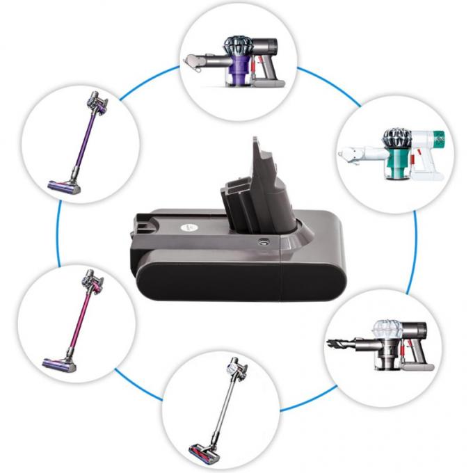 Handheld Cordless Vacuum Cleaner Replacement 21.6V 2000mAh 2200mAh Li-ion Battery for Dyson V6